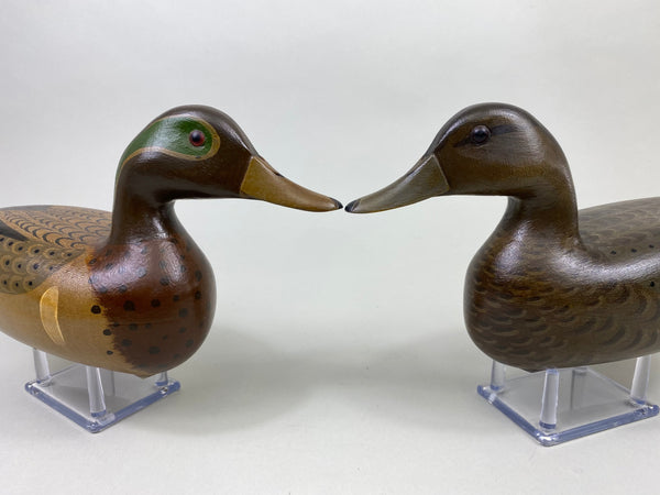 T.J. Hooker Perdew Style Pair of Green-Wing Teal (#8799)