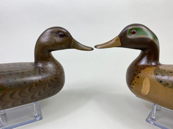 T.J. Hooker Perdew Style Pair of Green-Wing Teal (#8799)