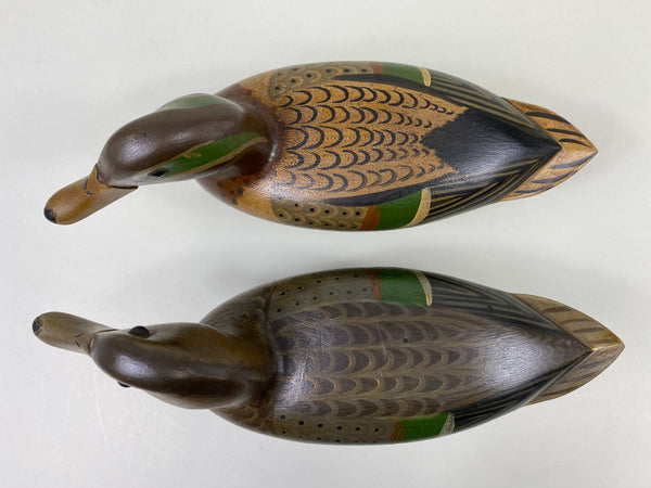 T.J. Hooker Perdew Style Pair of Green-Wing Teal (#8799)