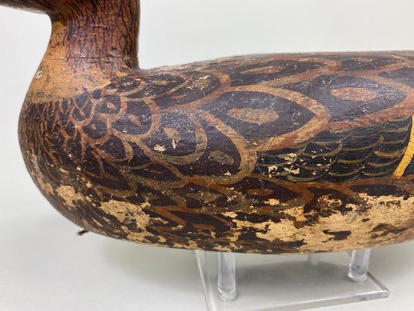 Heck Whittington Mallard Hen Working Decoy, Circa 1930's (#8803)
