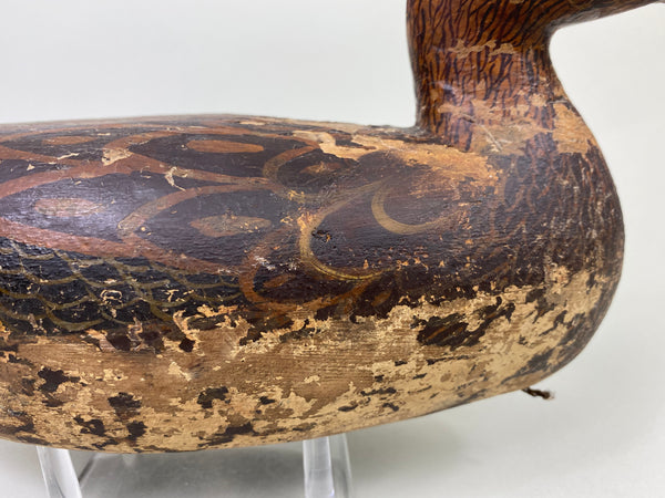 Heck Whittington Mallard Hen Working Decoy, Circa 1930's (#8803)