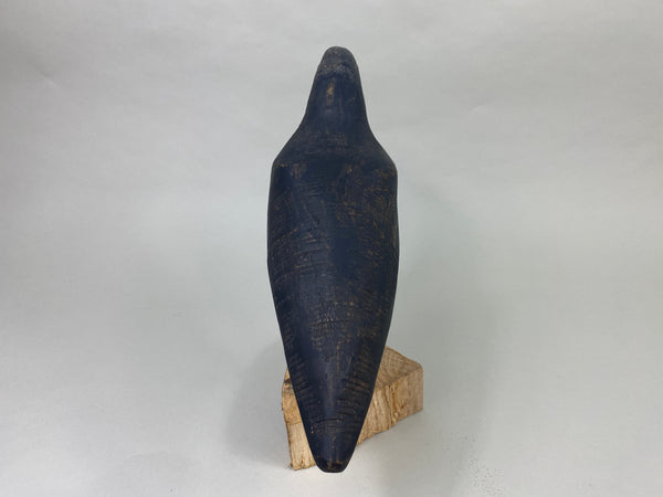 Rare Animal Trap Lathe Turned Crow (#8942)