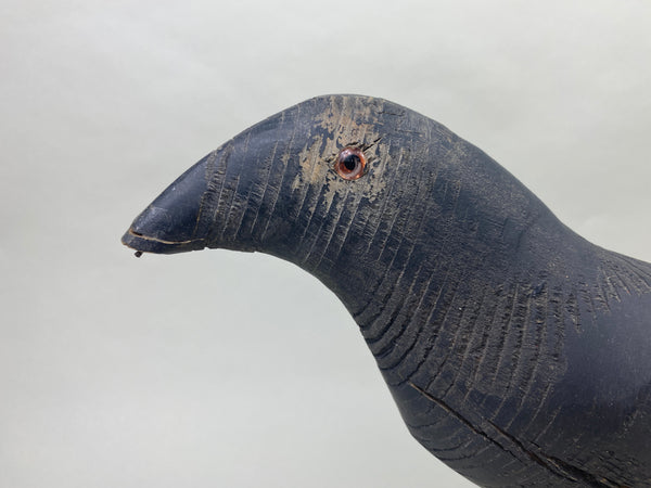 Rare Animal Trap Lathe Turned Crow (#8942)