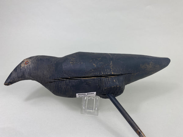 Rare Animal Trap Lathe Turned Crow (#8942)