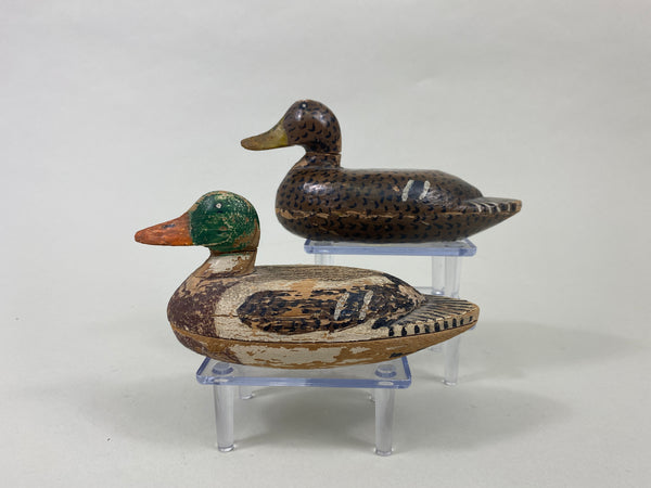 Pair of Miniature William Eveland Mallards (#8990)