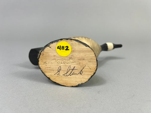 George Strunk Miniature Standing Canada Goose (#4112)