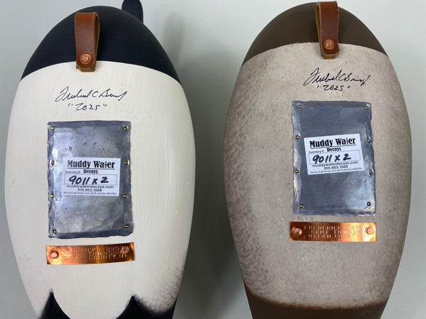 Frederick "Rick" Brown Pair of Canvasbacks (#9011)