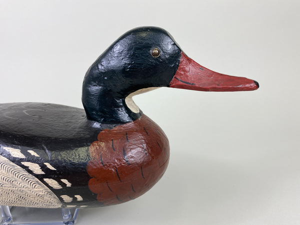 Ira Hudson Red-Breasted Merganser Drake, Charlie Moore Repaint (#9169)