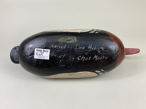 Ira Hudson Red-Breasted Merganser Drake, Charlie Moore Repaint (#9169)