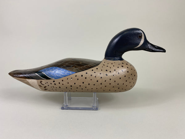 Unknown Blue-Wing Teal Drake, Charlie Moore Paint (#9177)