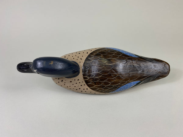 Unknown Blue-Wing Teal Drake, Charlie Moore Paint (#9177)