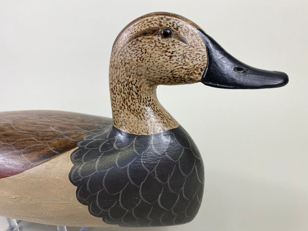 Jack Schwartz Gadwall Drake, repainted by Charlie Moore (#9186)