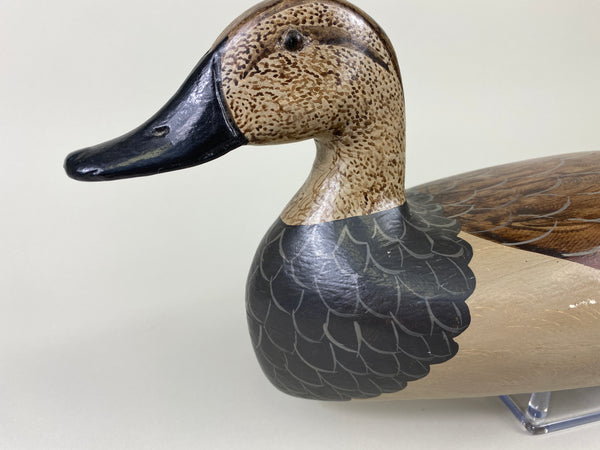 Jack Schwartz Gadwall Drake, repainted by Charlie Moore (#9186)