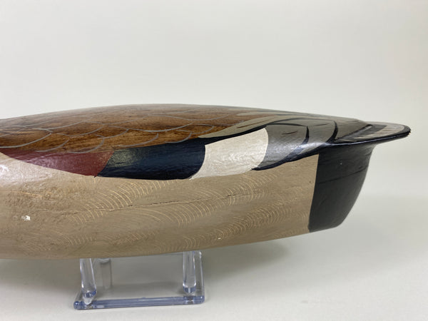 Jack Schwartz Gadwall Drake, repainted by Charlie Moore (#9186)