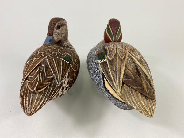 Stan Bennett Pair of Green-Wing Teal (#9294)