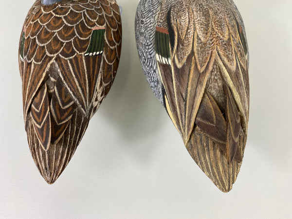 Stan Bennett Pair of Green-Wing Teal (#9294)