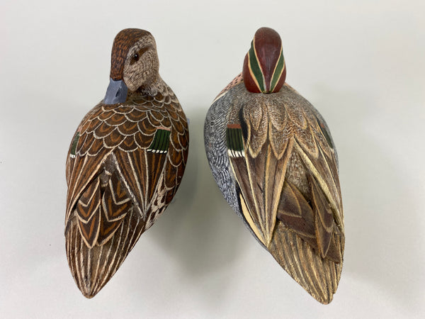 Stan Bennett Pair of Green-Wing Teal (#9294)
