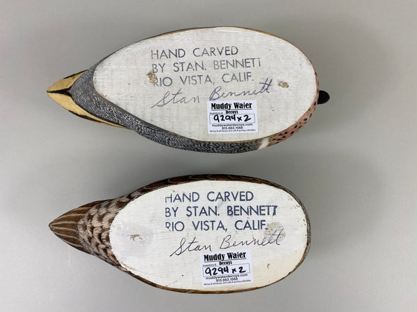 Stan Bennett Pair of Green-Wing Teal (#9294)