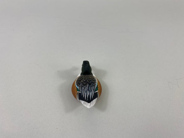 Chris Weaver Mini Carved Shoveler Drake (#9307A)