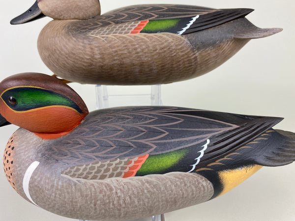 Frederick Brown Pair of Green-Winged Teal (#9310)