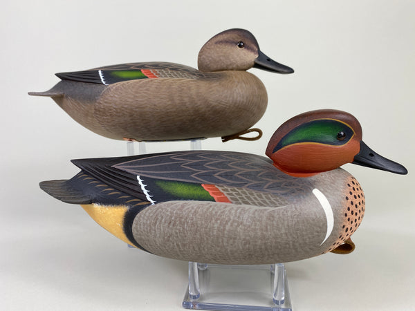 Frederick Brown Pair of Green-Winged Teal (#9310)