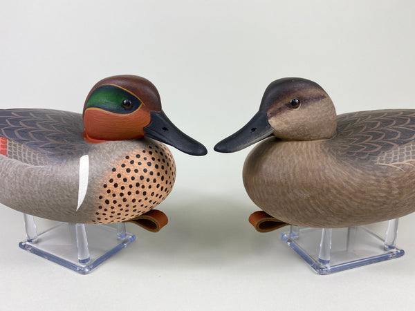 Frederick Brown Pair of Green-Winged Teal (#9310)