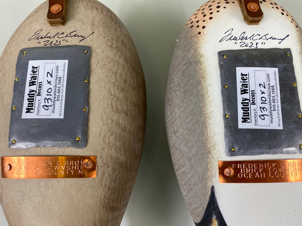 Frederick Brown Pair of Green-Winged Teal (#9310)