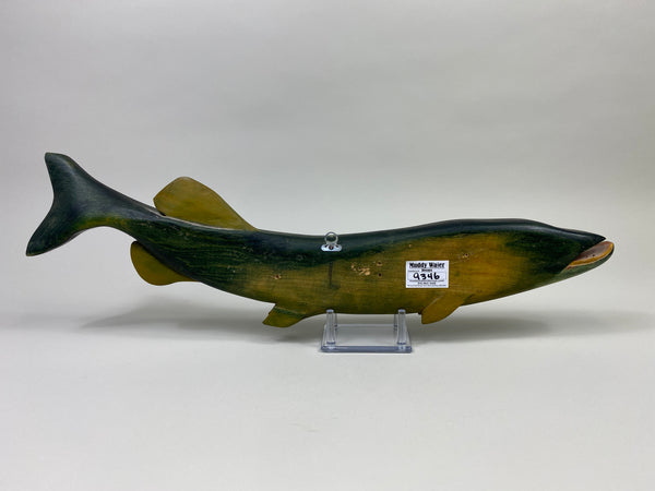 Unknown Hand Carved Northern Pike Wall Hanging (#9346)