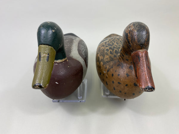 Unknown Pair of Illinois River Mallards (#9387)