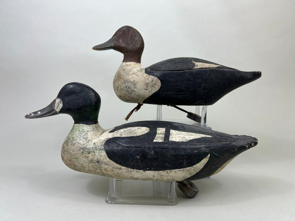 Unknown Pair of Folky Canadian Goldeneyes with Swing Weights (#2908)