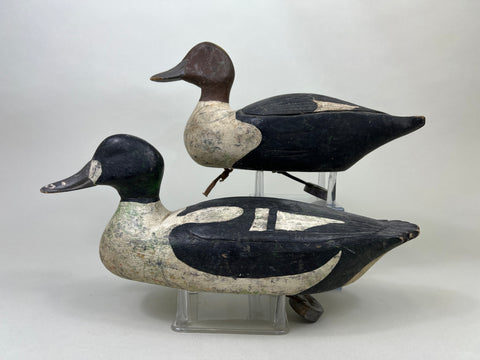 Unknown Pair of Folky Canadian Goldeneyes with Swing Weights (#2908)