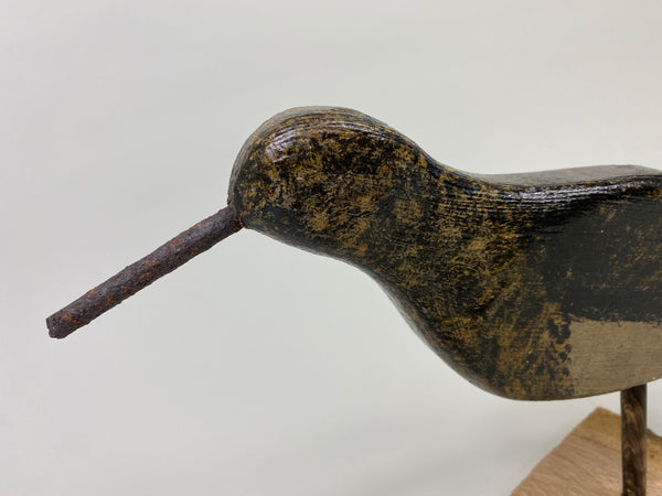 New Jersey Flat-Sided Dowitcher, Circa 1900's (#9435)