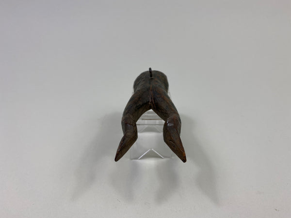 Vintage Minnesota Indian Reservation Frog Spearing Decoy (#9523C)
