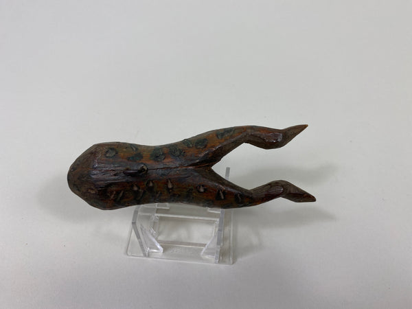 Vintage Minnesota Indian Reservation Frog Spearing Decoy (#9523C)