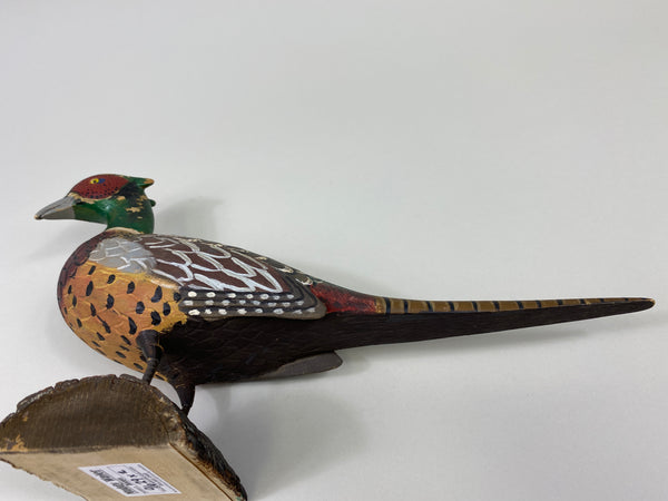Pair of Third Size Standing Pheasants (#9629)