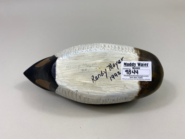 Randy Mayer Preening Green Wing Teal Drake, Perdew Style (#9844)
