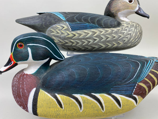 Laurent Verdin Pair of Wood Ducks (#9855)