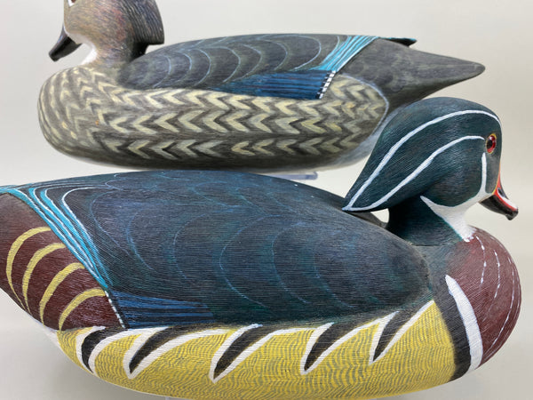 Laurent Verdin Pair of Wood Ducks (#9855)