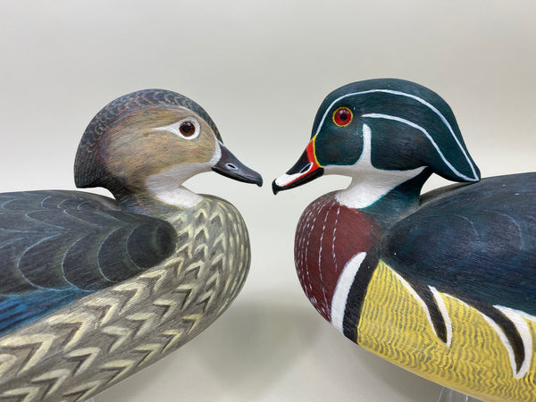 Laurent Verdin Pair of Wood Ducks (#9855)
