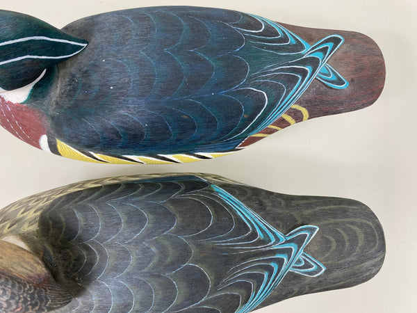 Laurent Verdin Pair of Wood Ducks (#9855)