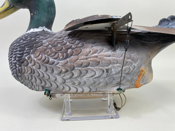 Flap-O-Matic Mallard Drake, All Original (#9898)