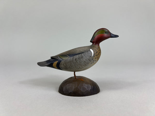 George Strunk Miniature Standing Green Wing Teal (#2988)