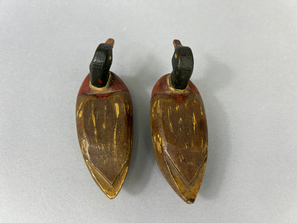 2 Folky Midwest Mini Mallard Drakes (#4874)