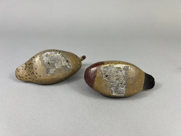 Pair of Miniature Mallards by Unknown Carver (#4840)
