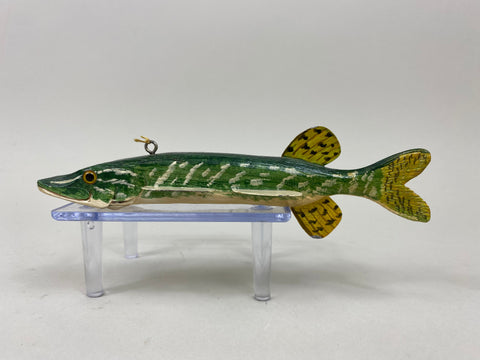 Marcel Meloche Northern Pike Fish Spearing Decoy (#A58)