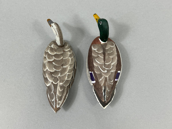 Doug Moore Miniature Mallards, Pair (#2545)