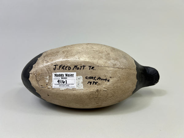 Fred Mott Bluebill, painted by Charles Moore (#9161)