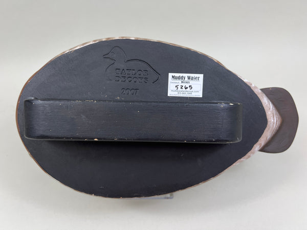 Clint Taylor Wooden Canvasback Hen (#5265)