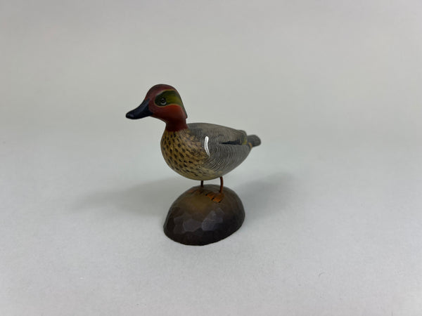 George Strunk Miniature Standing Green Wing Teal (#2988)
