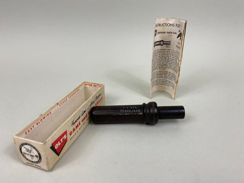 P.S. Olt Keyhole Duck Call- Reg. Trade Mark with Box and Paperwork (#B51)